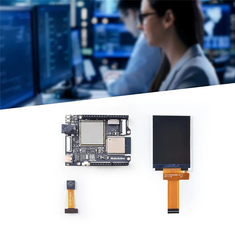 Для Maix Duino K210 RISC-V AI + LOT ESP32 Комплект макетной платы с 2 4-дюймовым дисплеем камерой