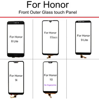for huawei honor 8 9 9i 10 lite 8x max touch screen glass panel sensor touchscreen panel front outer repair spare parts