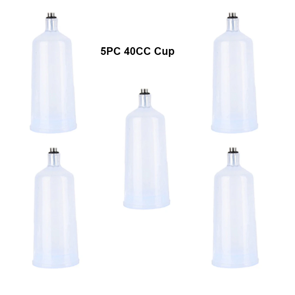 

Cheap 20CC 40CC Plastic Airbrush Gun Cup for Paint Spary Pen Air Brush Accessories