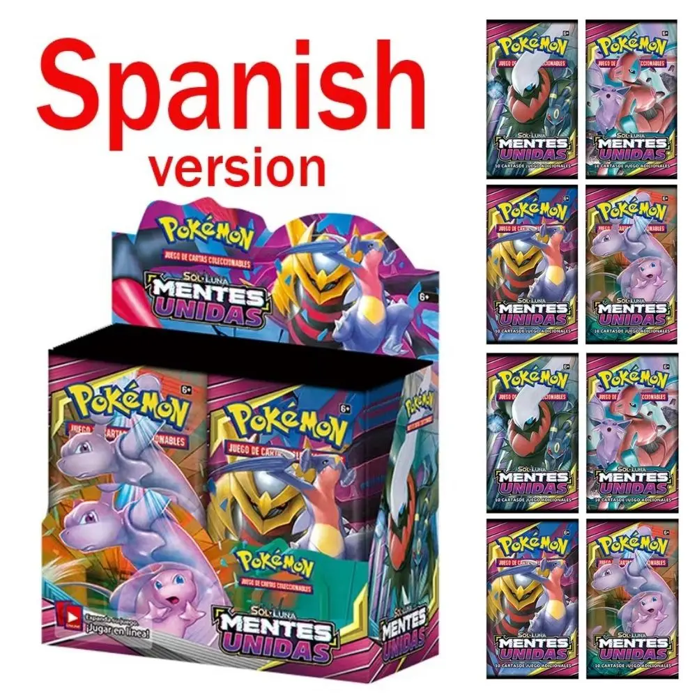 

10 шт.-360 шт., игровые карты spokemon, коллекция боевых карт, торговые карты, Испанская версия, V MAX TRAINER, детская игрушка