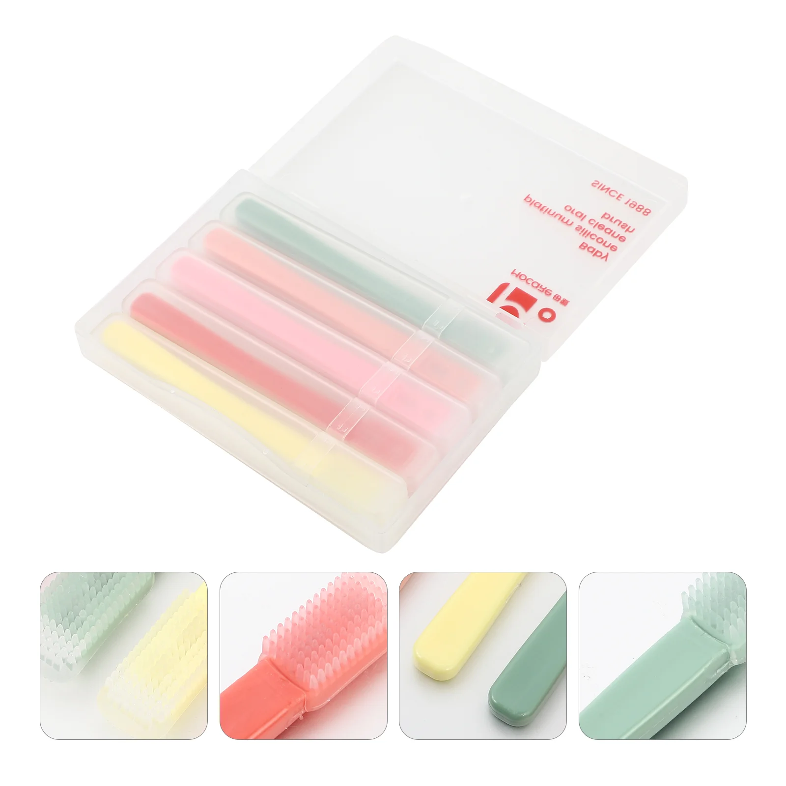 5 шт. детская зубная щетка с мягким мехом детские зубные щетки для малышей