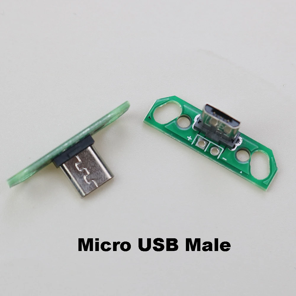 

Тестовая плата для Micro USB разъема JCD