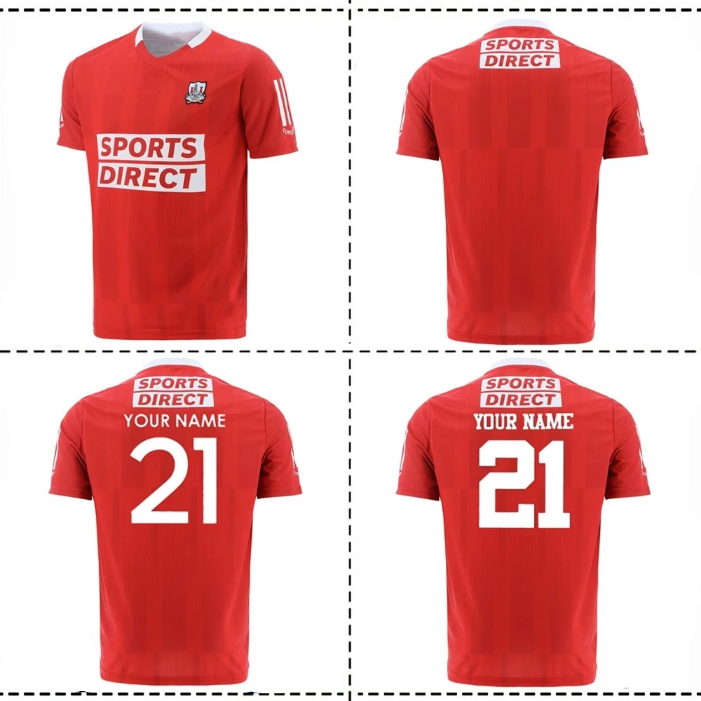 

2021 Cork Home Jersey 2021 IRELAND CORK TRAINING RUGBY JERSEY size S--5XL