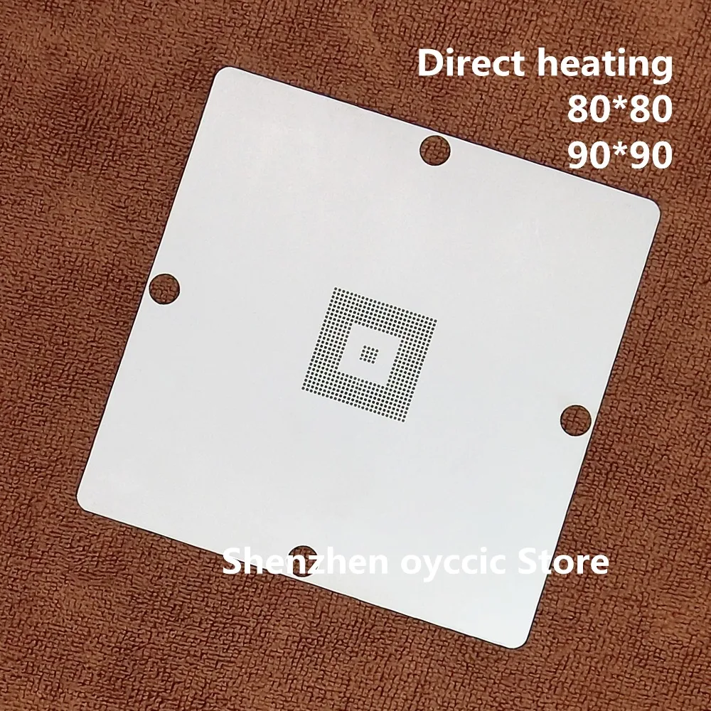 

Шаблон трафарета с прямым нагревом 80*80 90*90 TMS320DRA342AZDK A5 TMS320DM642AZDK BGA