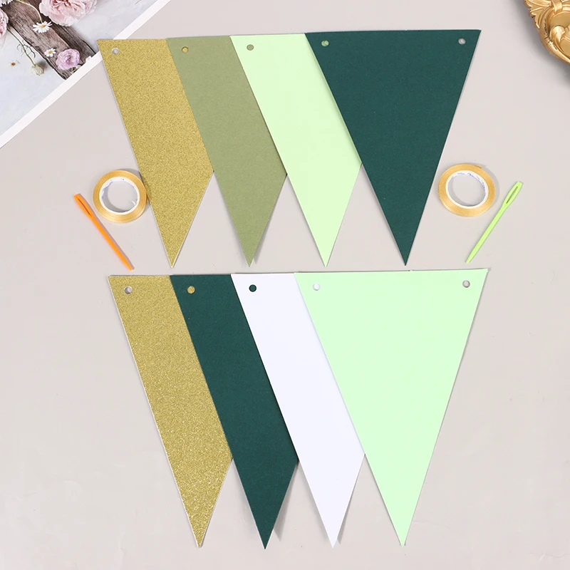 Фотообои золотистые и зеленые 1 комплект