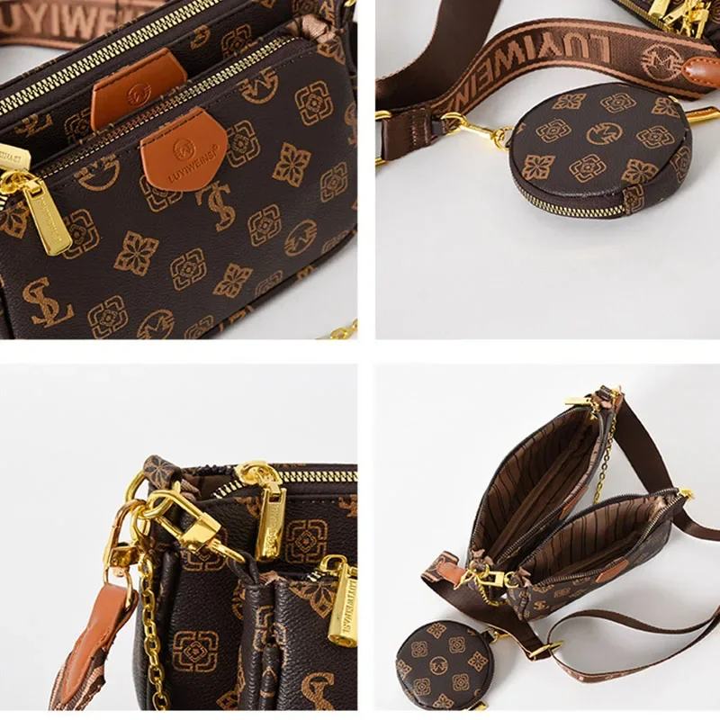 Женская модная большая сумка Повседневная на плечо с застежкой пуговицы