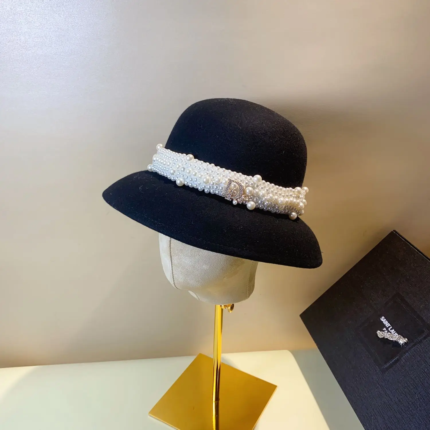 New hats for women bucket hat golf cap Caps Wool Business Women Decorate  Winter Adult Bucket Hats New In Hat