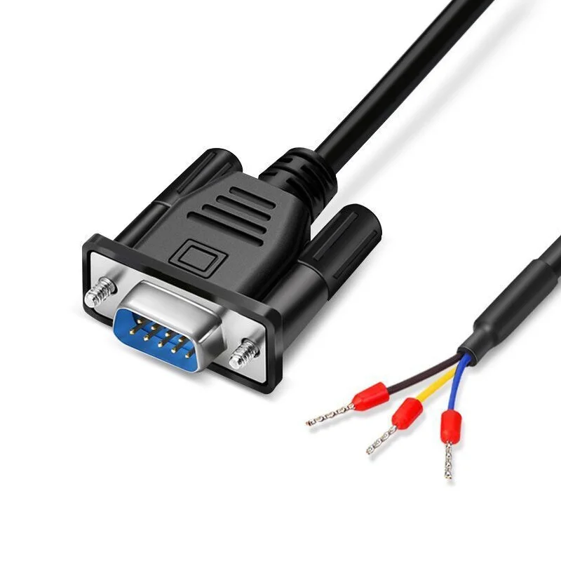 

DB9 RS232 Последовательный прямой кабель 0,5/1/3/5/10 м 9-контактный на 3-жильный позолоченный разъем «папа-мама» никелированный кабель для передачи данных