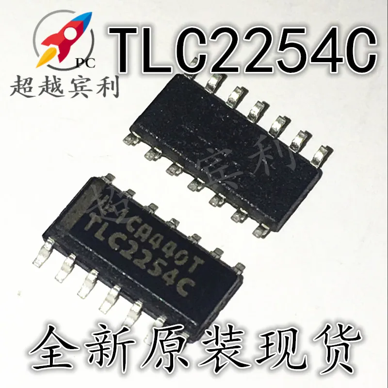 

30pcs original new TLC2254CDR TLC2254C Quad Operational Amplifier Chip SOP-14