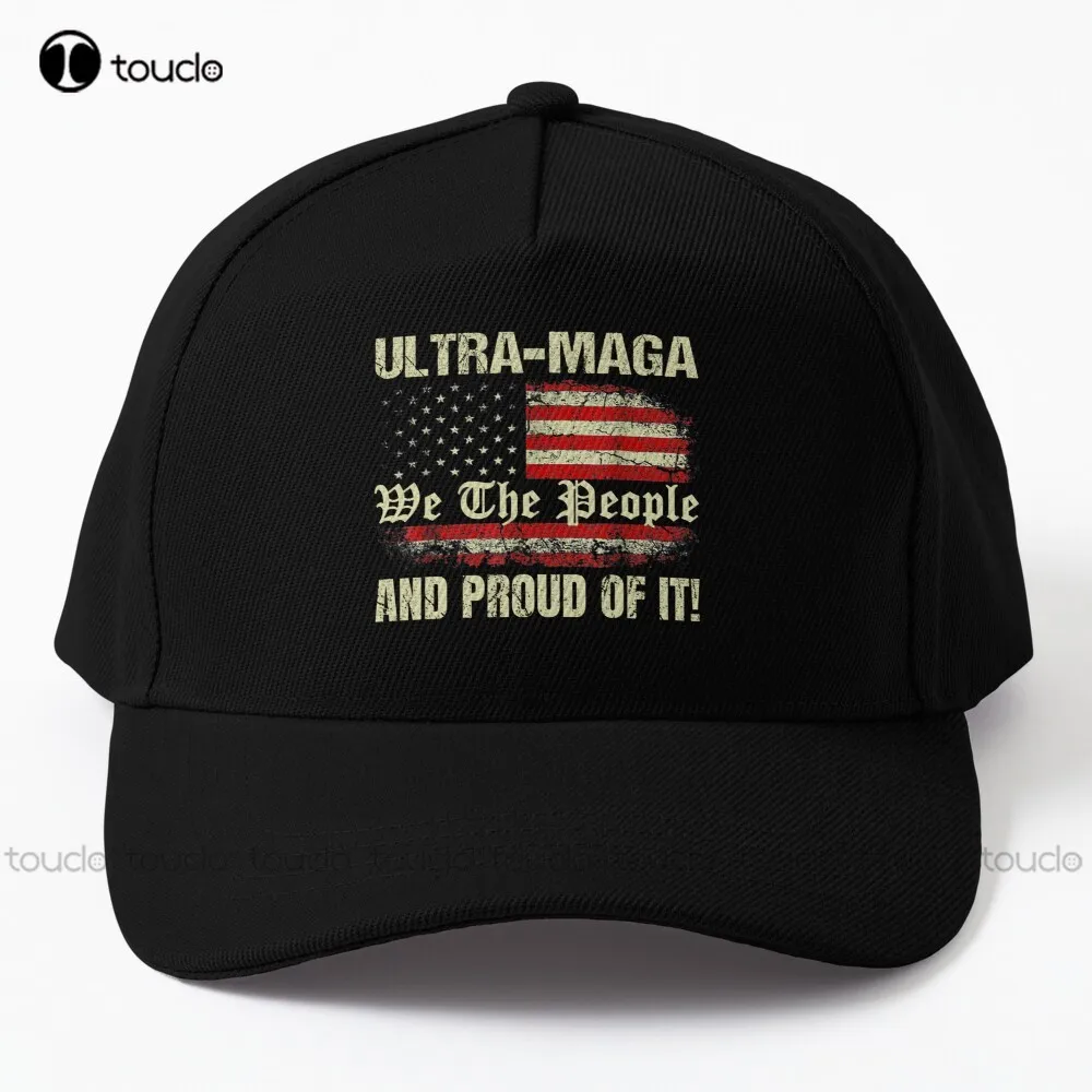 

Ultra Maga We The People And Proud Of It Baseball Cap Trump 2024 Ladies Hats Cotton Outdoor Simple Vintag Visor Casual Caps Art