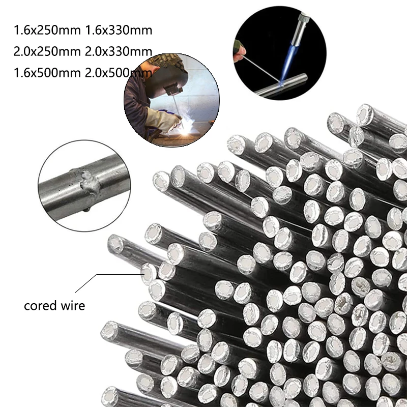 

Low Temperature Simple Welding Rods Easy Melt Aluminium Flux Cored Welding Electrodes Wire Solder For Aluminum