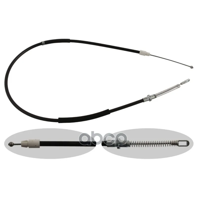 37273f_трос Ручного Тормоза !Зад.L=1399 Mb Sprinter 5t 06,Vw Crafter 30-50 06 Febi арт. 37273