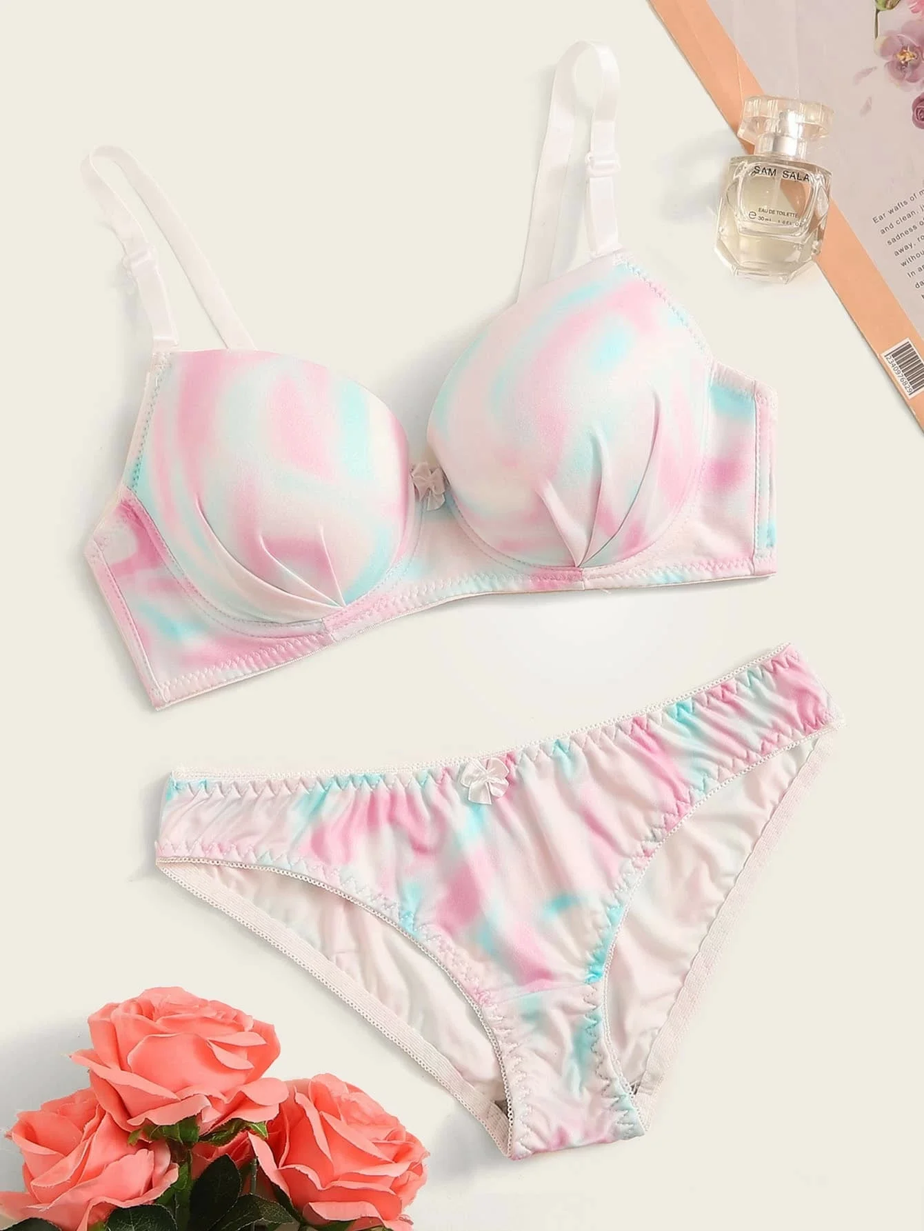 

Tie Dye Underwire Lingerie Set