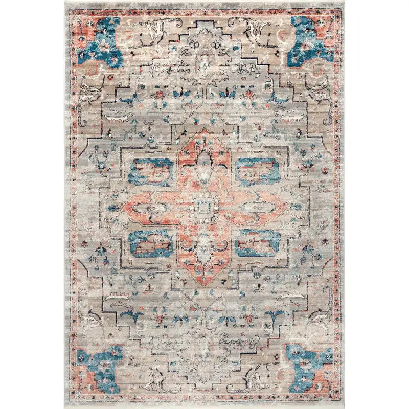 

Persian Vintage Area Rug, 4' x 6', Beige