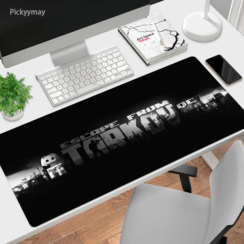 

Large Gaming Mouse Pad Escape From Tarkov Laptop Keyboard Gamer Rug Rubber Mouse Mat Mousepad Deskmat Locking Edge Table Carpet