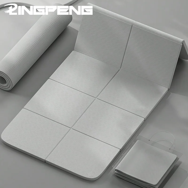 Складные коврики для йоги подходят для путешествий, не скользят ...