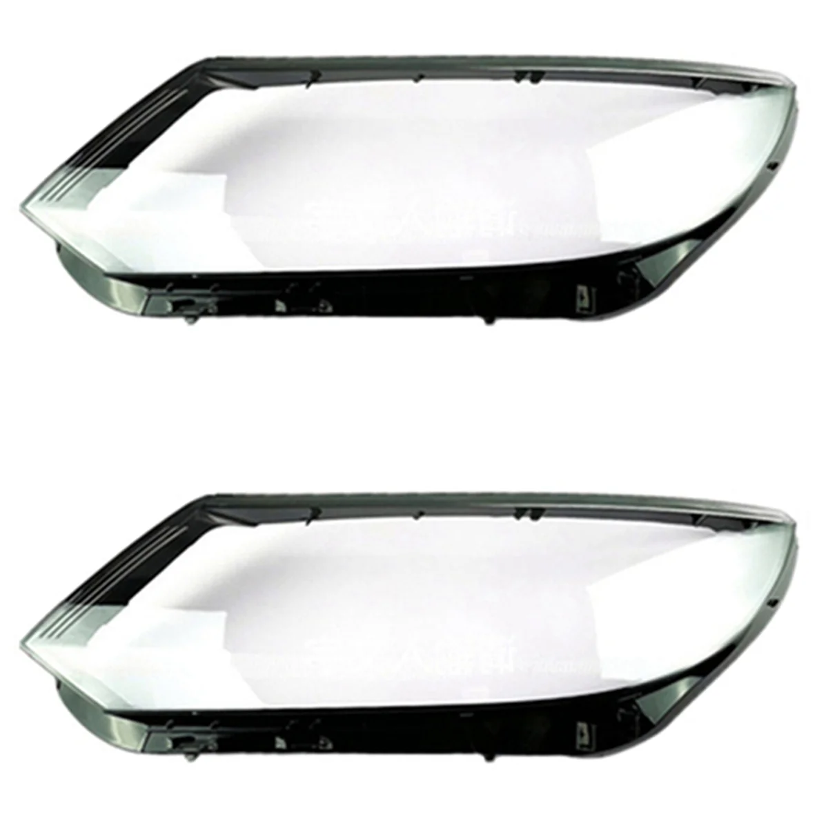 

2X Car Front Left Head Light Lamp Cover Transparent Lampshade Headlight Cover Shell Mask Lens For-Tiguan 2013-2017
