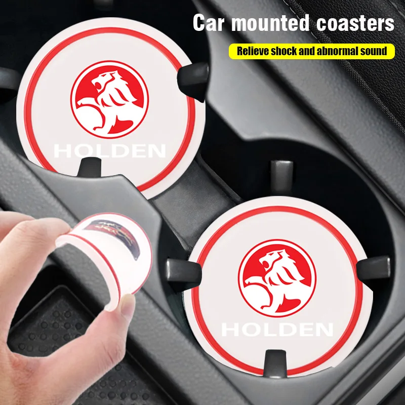 

Car Coasters PVC Transparent Anti Slip Cup Mats for Holden Astra Commodore Cruze Monaro Barina Farol Vt Ve HSV Cruze Accessories