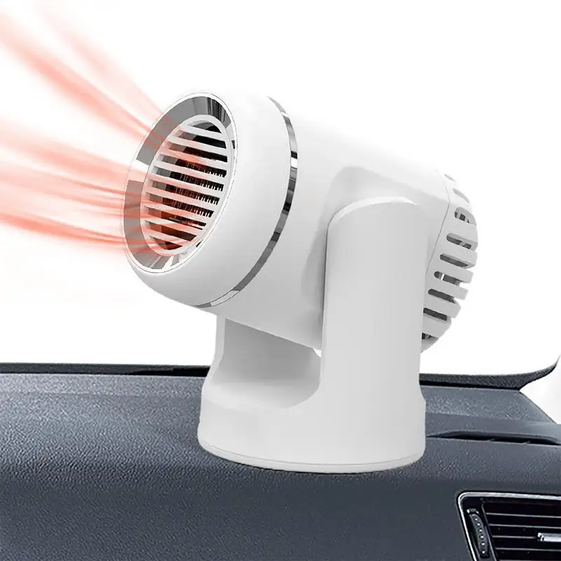 

Car Heater Defroster 12v Mini Electric Heater For Car 2 In 1 Heating & Cooling Fan Electric Heater Fan With 360 Degree Rotary