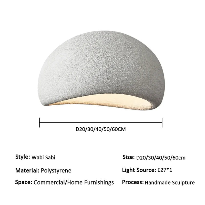 Потолочный светильник iwanhei Wabi Sabi серый