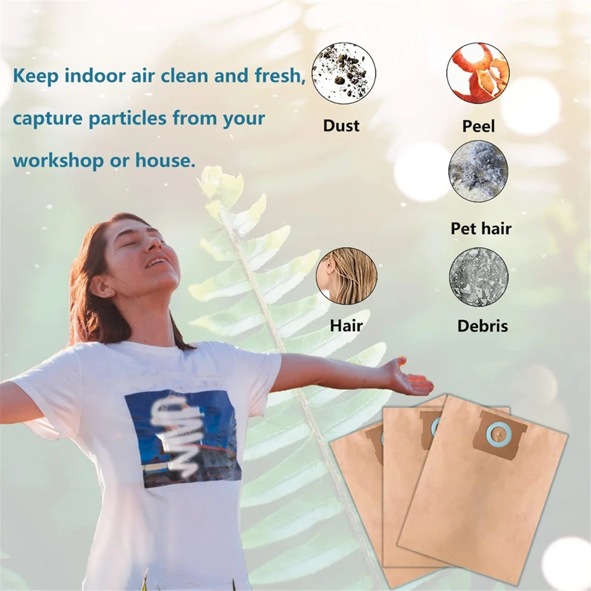 12 шт. пылесборник для DeWalt 6-10 галлонов влажный/сухой магазин пылесосы DXV06P DXV09P DXV10P