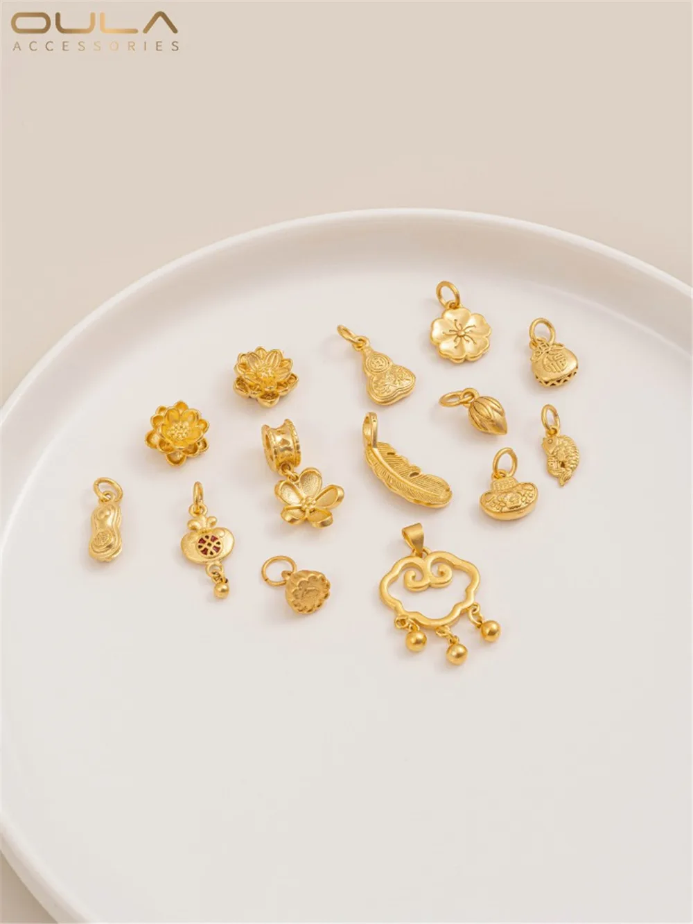 Вьетнамский песок Золотой лотос понг цветок бутон вишни тыква сумка на удачу