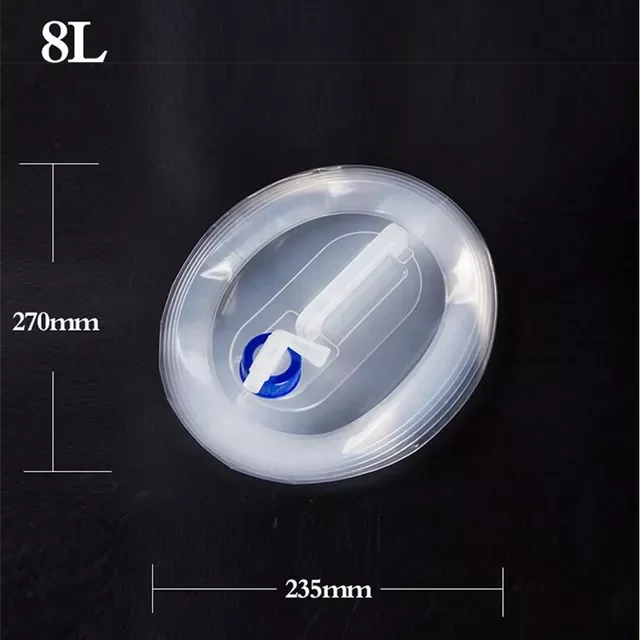 

Outdoor Collapsible Bucket Foldable Water Bag Survival Water Storage Portable Water Carrier Container Camp Hiki