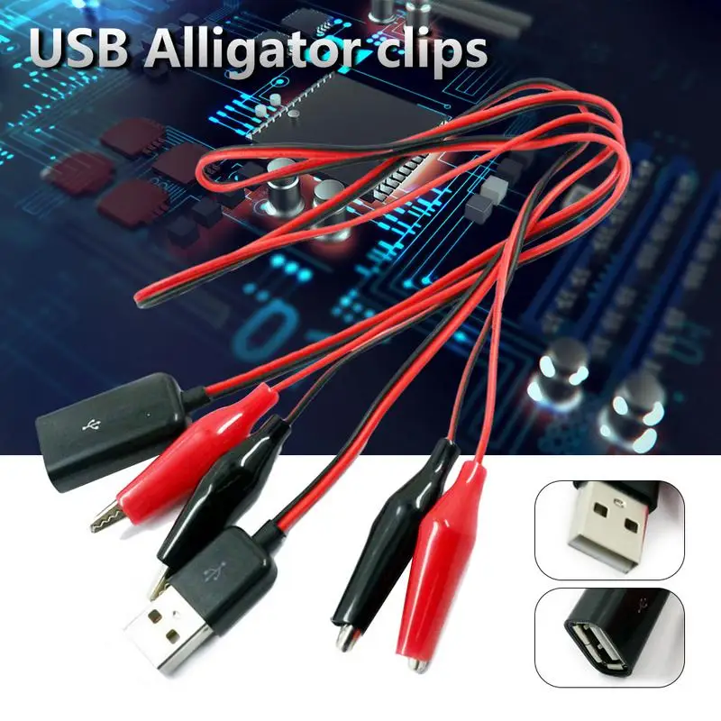 

USB крокодиловый провод, зажимы типа «крокодил», «штырь»-USB, тестер, детектор, измеритель напряжения, фотометр, монитор
