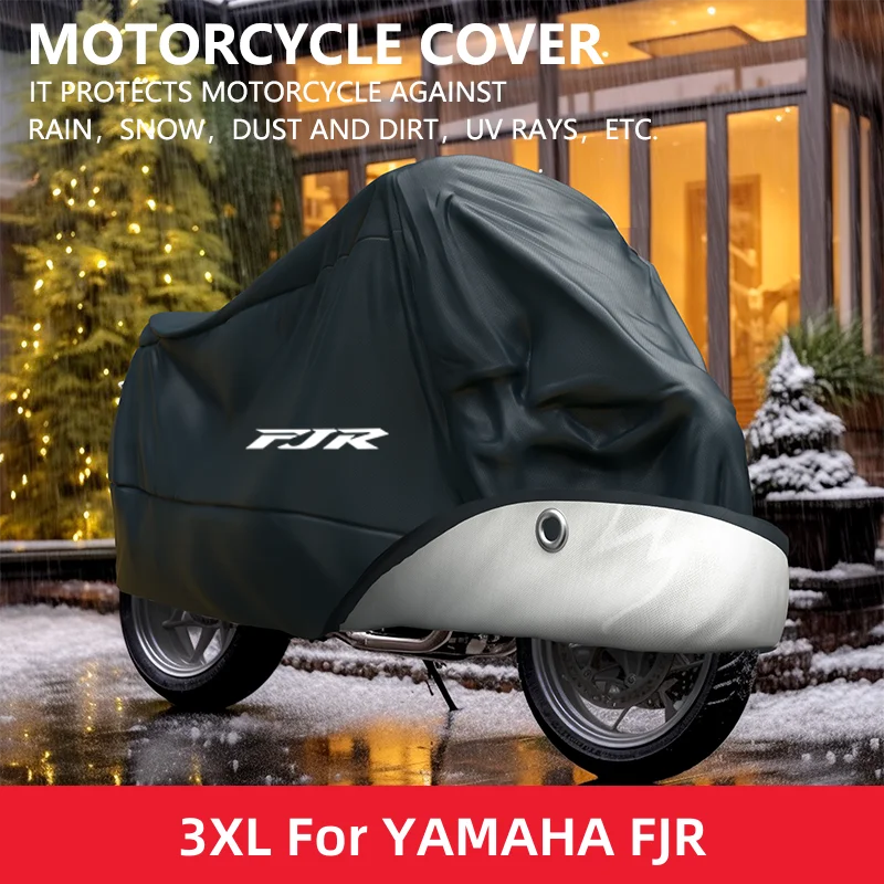

For YAMAHA FJR 1300 FJR1300 FJR1200 2006-2021 Motorcycle Cover Outdoor Uv Protector Dustproof Rain Covers