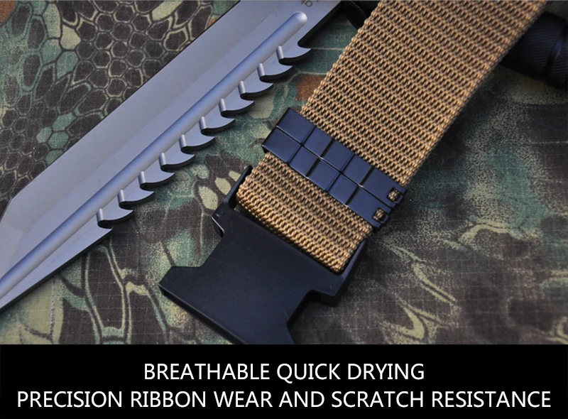 Мужской холщовый ремень с автоматической пряжкой армейский тактический