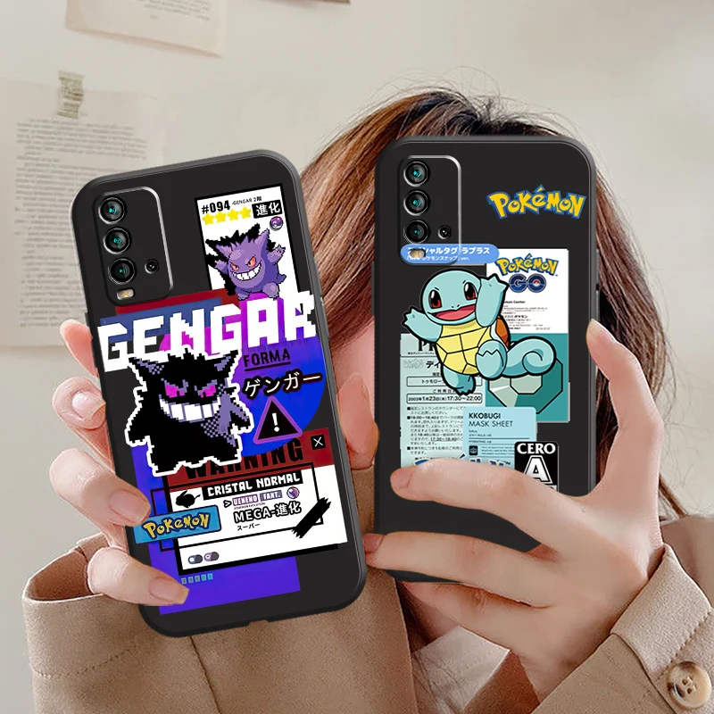 

Чехол для телефона с японским аниме покемоном для Xiaomi Redmi 9 9T 9AT 9A 9C Note 9 Pro MAX 5G 9T 9S 10S 10 Pro MAX 10T