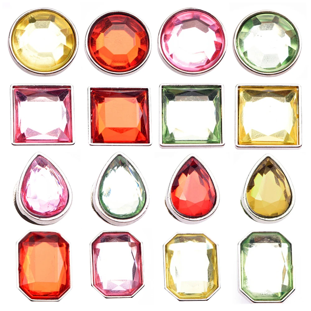 

1 Pcs New Designer Rhinestone Croc Shoe Charms Drop Shape Shoes Accessories Bling Clogs Sandals Girls Gifts Bracelet Decorations