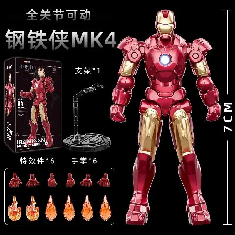 7 см Marvel Железный Человек доспехи модель игрушки аниме дизайн персонажей