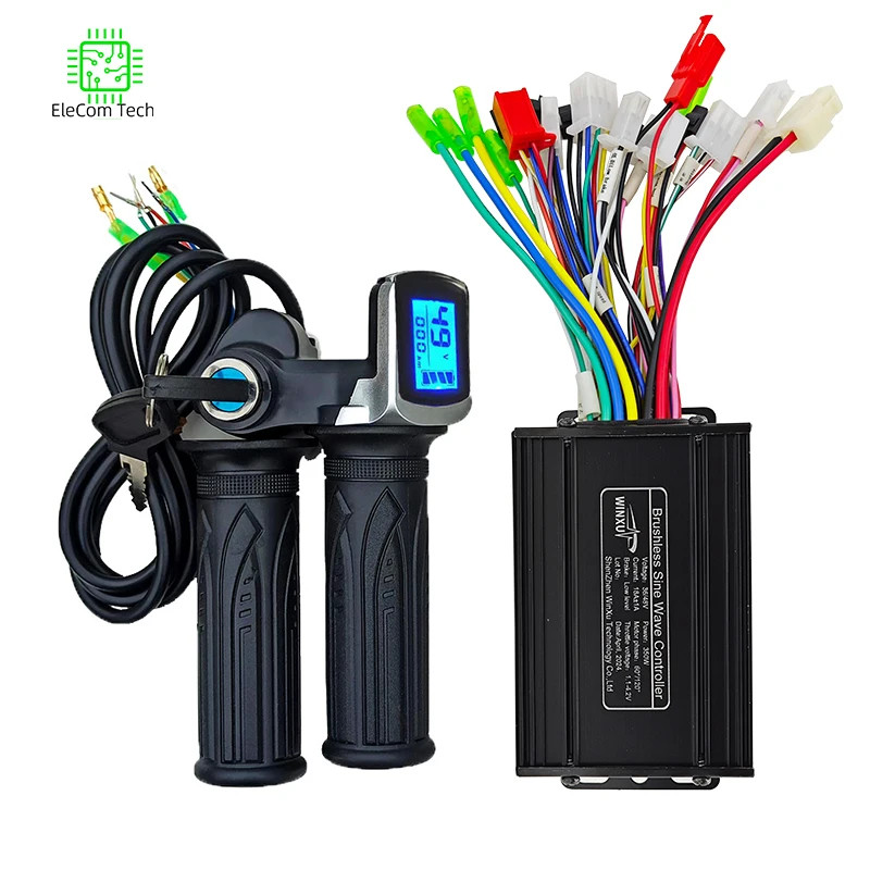 36 В 48 350 Вт 18 А бесщеточный двигатель FOC синусоидальный универсальный контроллер