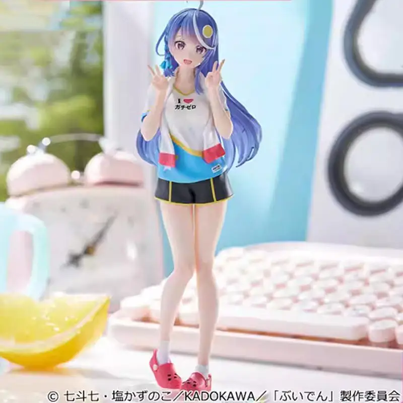 21 см натуральная фигурка FuRyu VTuber na nda ga Henshin Kitri Wasure tara Densetsu ni Natte ta Shiwa аниме-фигурка