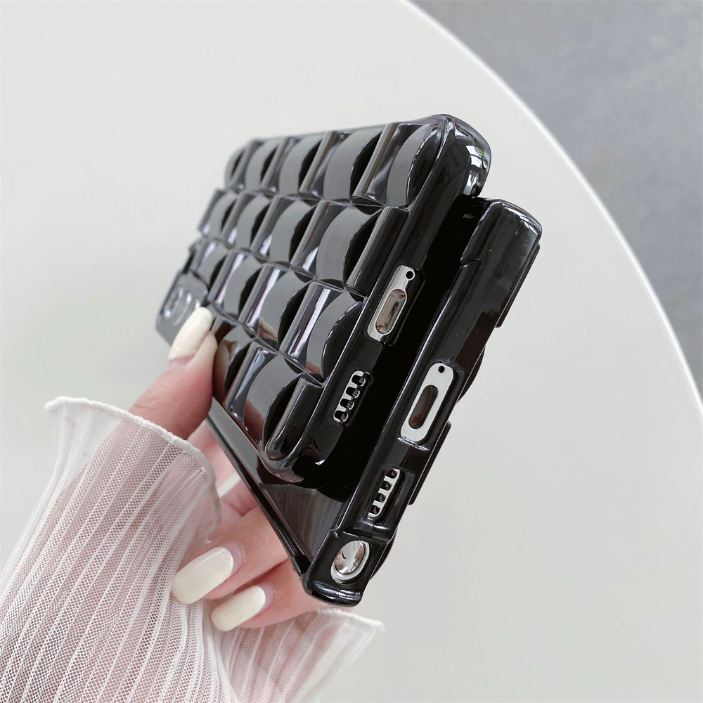 Прозрачный зеркальный чехол для телефона с жемчужинами и сердечками iPhone 13 12 11 Mini