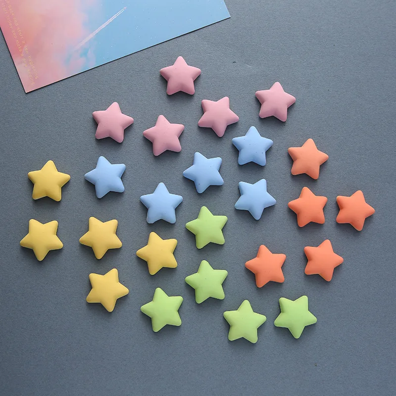

Colorful Mini Stars Message Board Magnetic Stickers for Children Cute Fridge Magnets Creative 3D Stars Decor for Blackboard