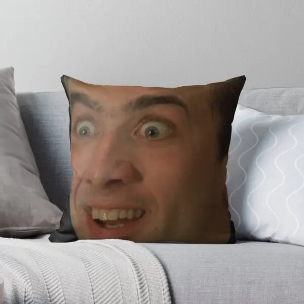 

Nicolas Cage Face Iii Printing Throw Pillow Cover Decorative Waist Decor Fashion Bed Case Sofa Square Hotel Pillows not include