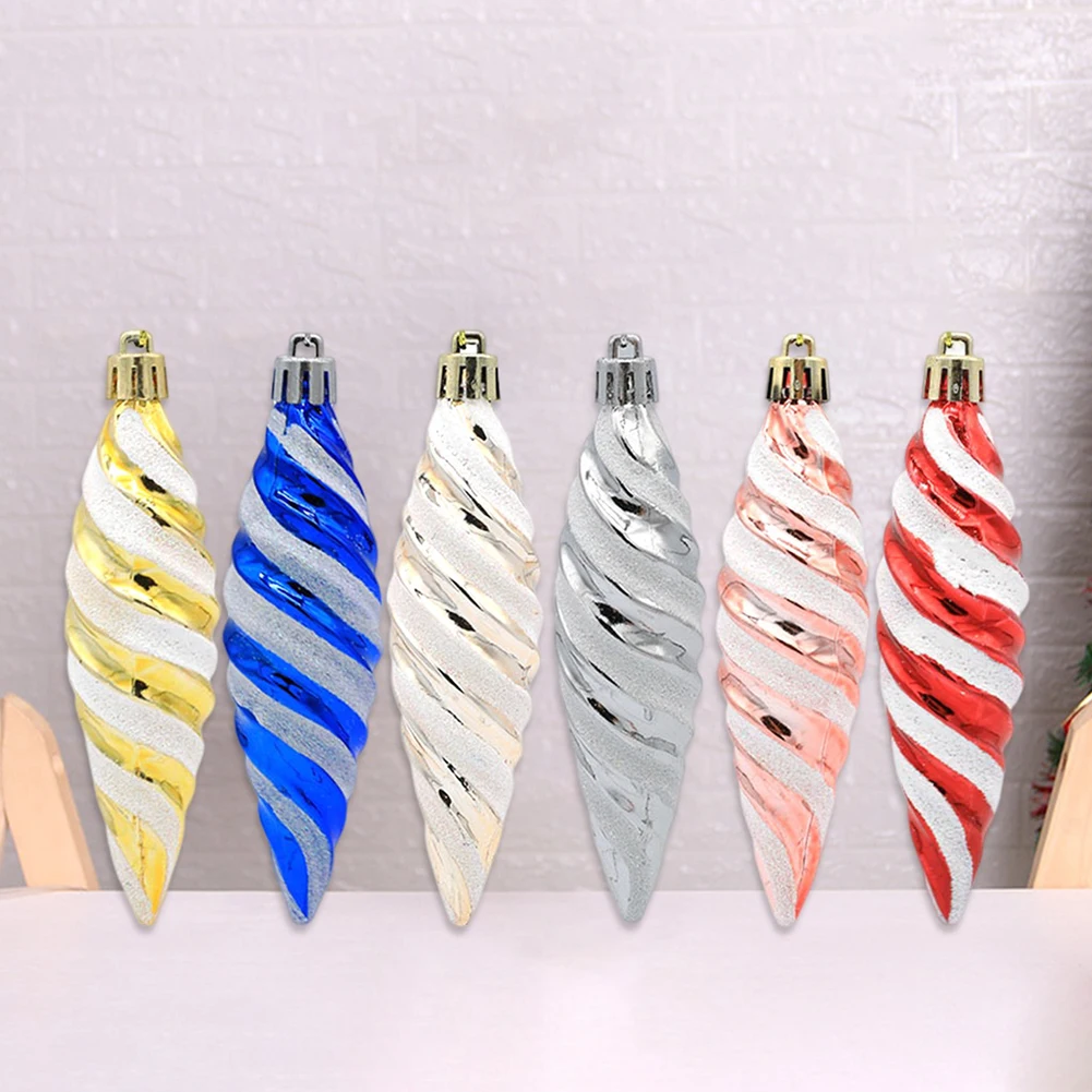 Рождественские спиральные шары украшения для рождественской елки подвесной