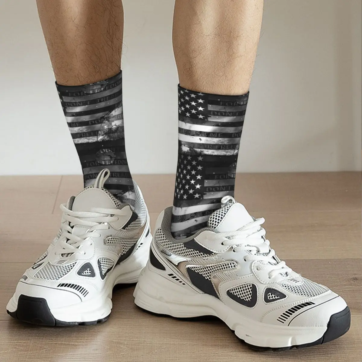 Носки для взрослых с американским флагом американский флаг спецэффекты