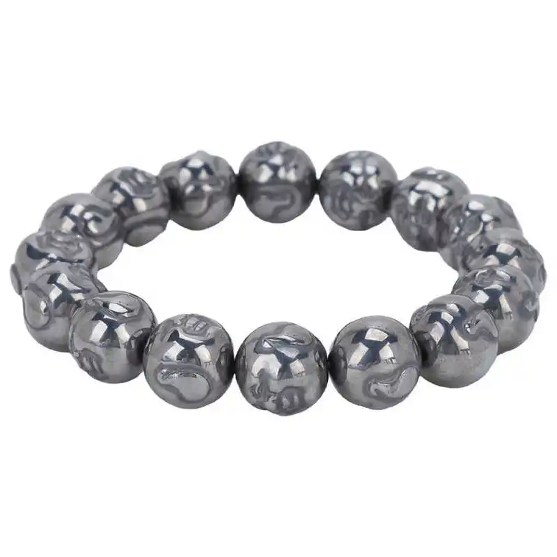 

Terahertz Healing Stone Bangle Terahertz Bracelet Fine Craftsmanship for Wrist for Men