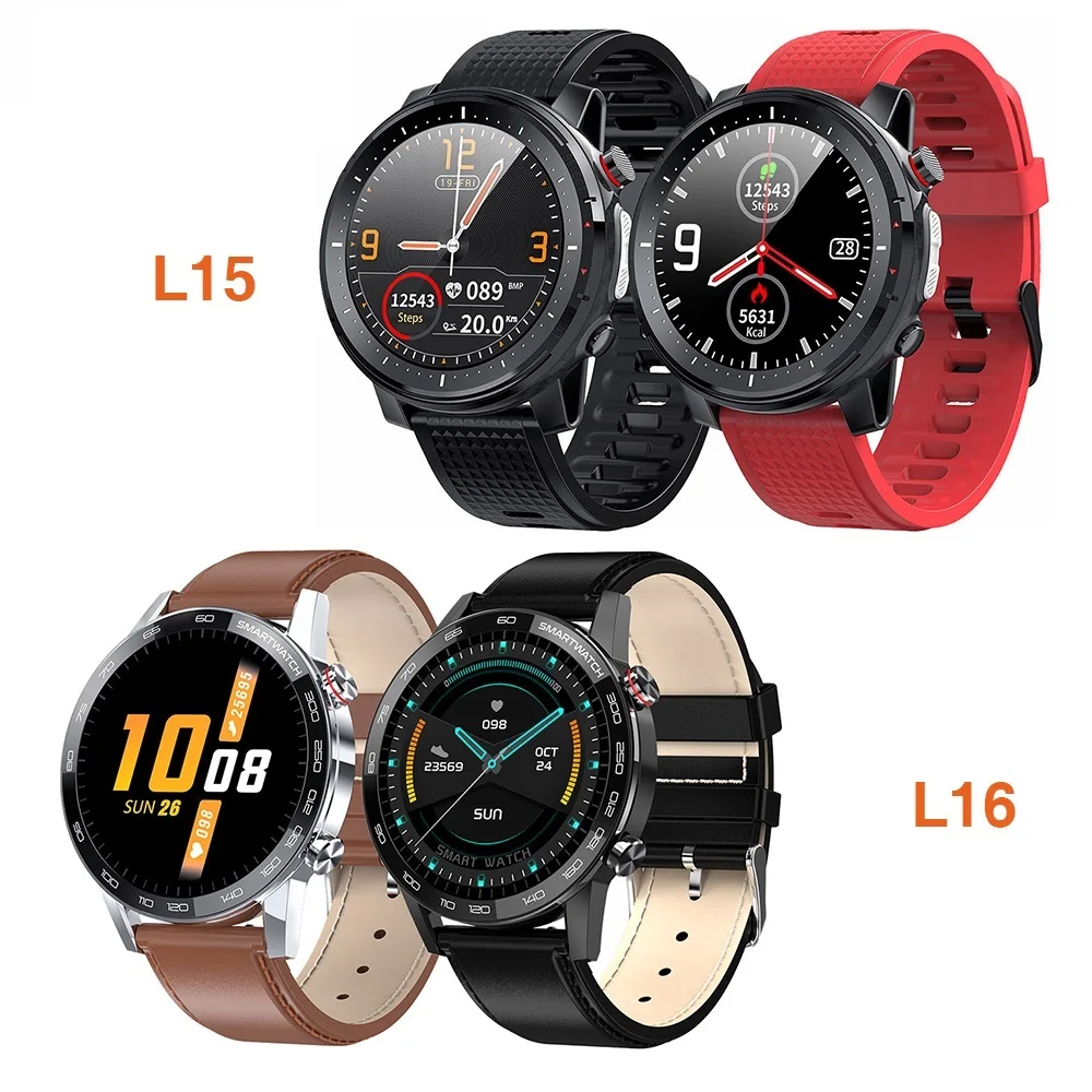 

Смарт-часы Microwear L15 L16 мужские, IP68 Водонепроницаемые