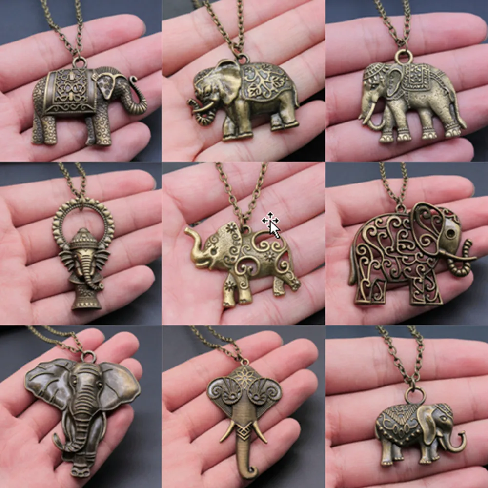 1 шт. шармы в виде слона модное ожерелье длинное подарок | Украшения и аксессуары