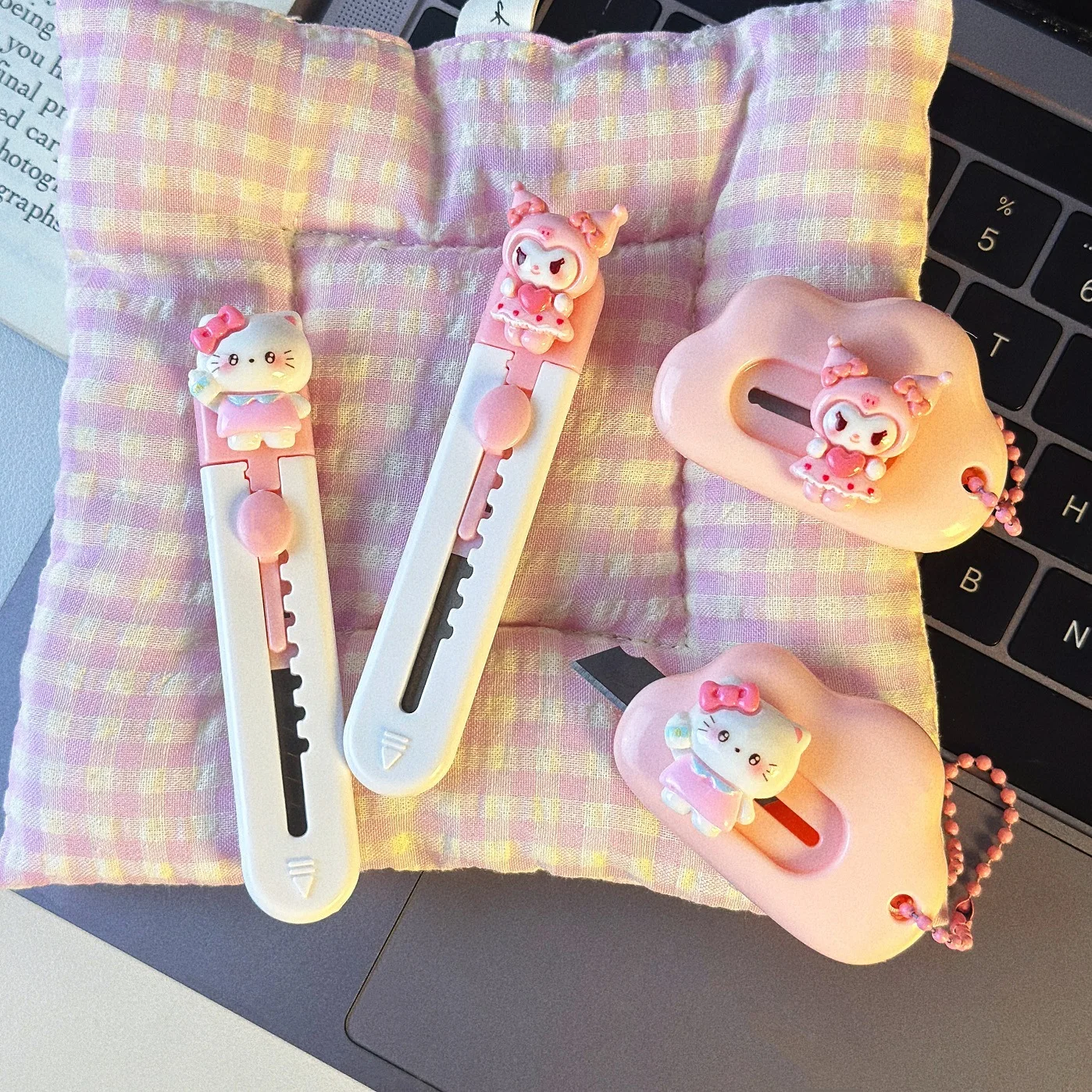 Универсальные ножи Sanrio резак для бумаги с героями мультфильмов Hello Kitty Pochacco Kuromi