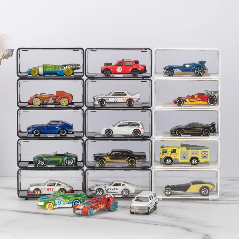 

1/64 Diecast Model Car Display Box Mini Transparent ABS Plastic Collectable Kid Toys Birthday Gift (Without Cars)