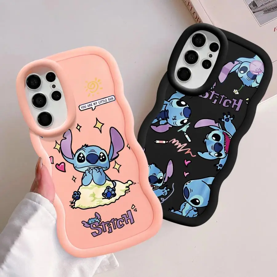Cute Disney Stitch Phone Case for Vivo Y02 Y02S Y03 Y15S Y16 Y17 Y17S Y18 Y20 Y20S Y20i Y21 Y21S Y21A Y22S Y27 4G Y28 5G Cover