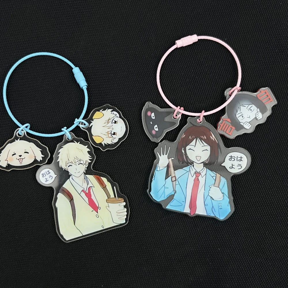 Аниме Skip And Loafer Mitsumi Iwakura Sousuke Shima брелок для косплея акриловый ключей фигурка кулон