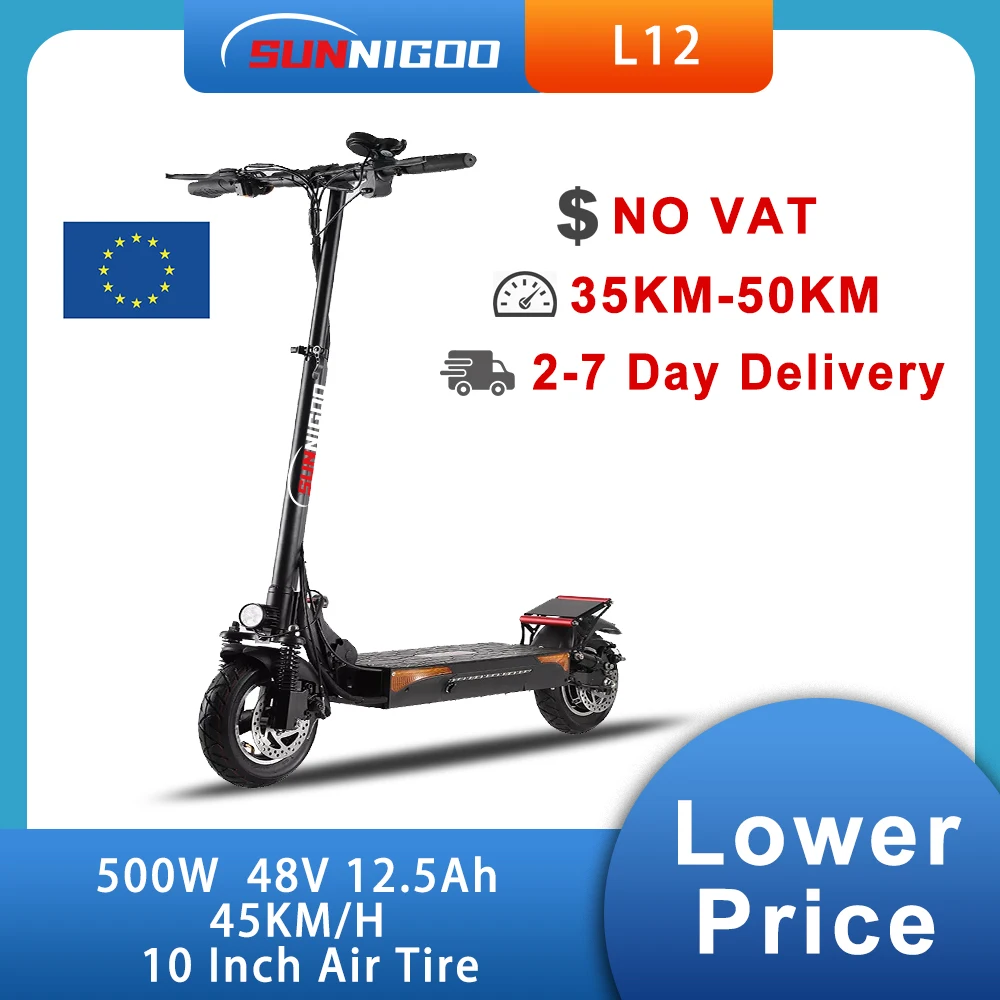 

500W 45KM/H Electric Scooter Urban Scooters For Adults 48V Lithium Battery Two Wheels Scooter Kick Foldable Electric Scooters