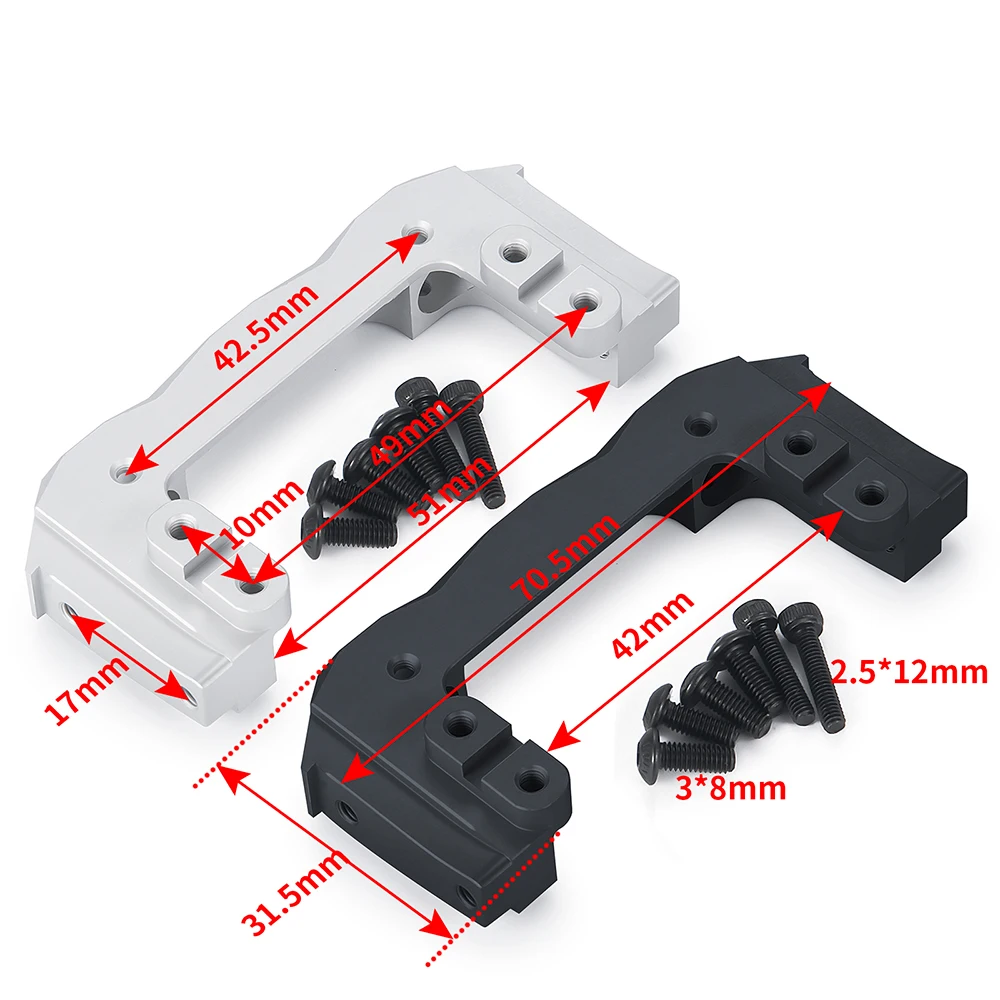 Сервопривод AXSPEED для переднего бампера подставка Axial SCX10 II 90046 90047 Wrangler 1/10 RC