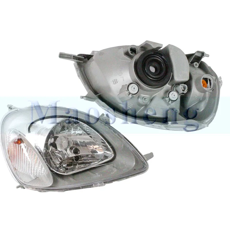Фото Пара галогенных передних фар Maosheng для Toyota Yaris Platz Vitz Ehco 1999-2002 №5